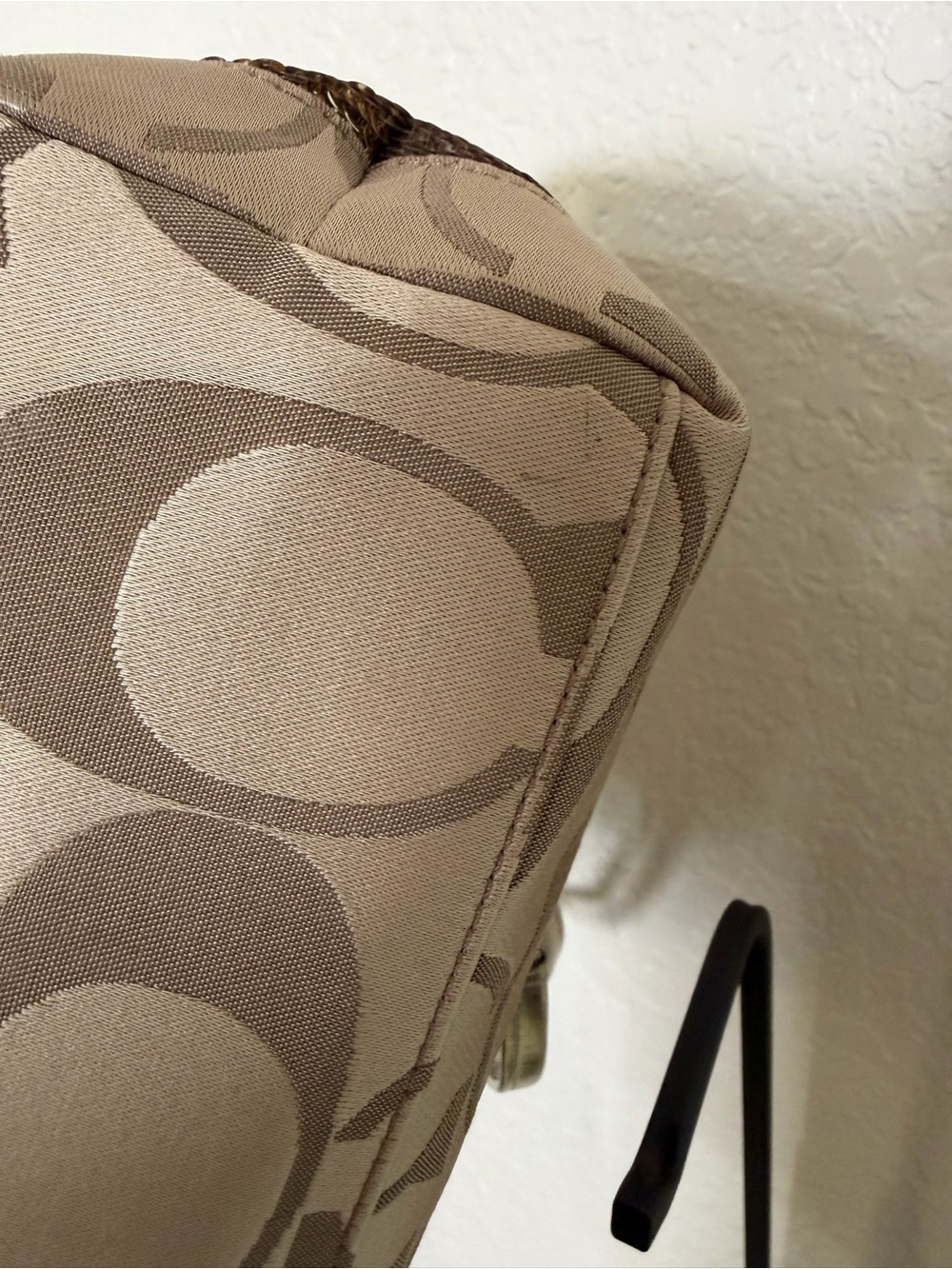 Coach Signature Sequin Tote Bag - Picture 8 of 9